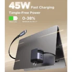 UGREEN 45W GaN Charger with Retractable USB C Cable - Image 3