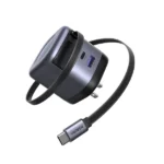 UGREEN 45W GaN Charger with Retractable USB C Cable