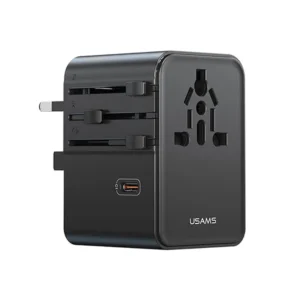 USAMS CC310 70W Three Type-C and Dual USB-A Ports Universal Travel Adapter