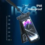 USAMS US-YD014 IP68 Waterproof Phone Case Double-Space PVC Phone Bag Holder - Image 3