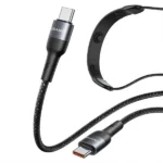 USAMS SJ759 U89 100W Fast Charging Data Cable with Massager Cable - 1.4m - Image 2