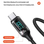 USAMS US-SJ559 U78 100W PD USB-C to USB-C Fast Charging Cable (3m)