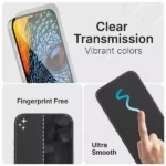 Xundd iPhone 16 Pro / 16 Pro Max Easy Quick-Fit Anti Gores HD Clear Tempered Glass - Image 5