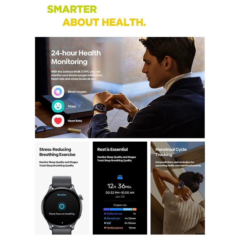 Zeblaze Btalk 3 GPS Smartwatch