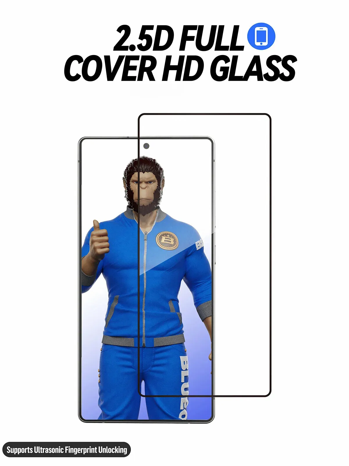 BLUEO Samsung Galaxy S25 / S25 Ultra / S25 Edge 2.5D Silk Full Cover Glass