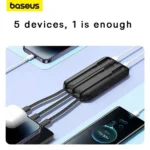 Baseus Comet Series Triple Cable 22.5w 20000mah Powerbank