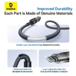 Baseus Display 2 PD 20W Type-c to Lightning Fast Charging Data Cable