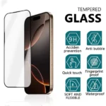 KUZOOM iPhone 17 Pro / 17 Pro Max 3D Large Curved EDGE Glass Film