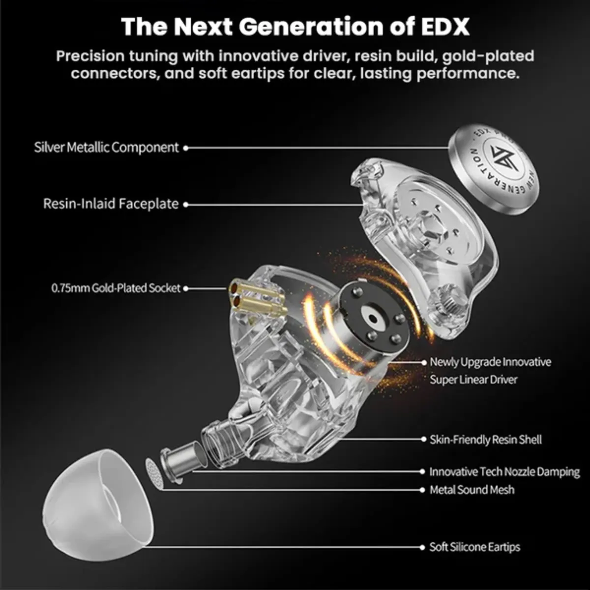 KZ EDX Pro 2 (Type-c Version)
