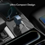 Momax 1-MOVE+ 60W 2 Port Car Charger with Built-in Retractable cable UC19 - Image 3