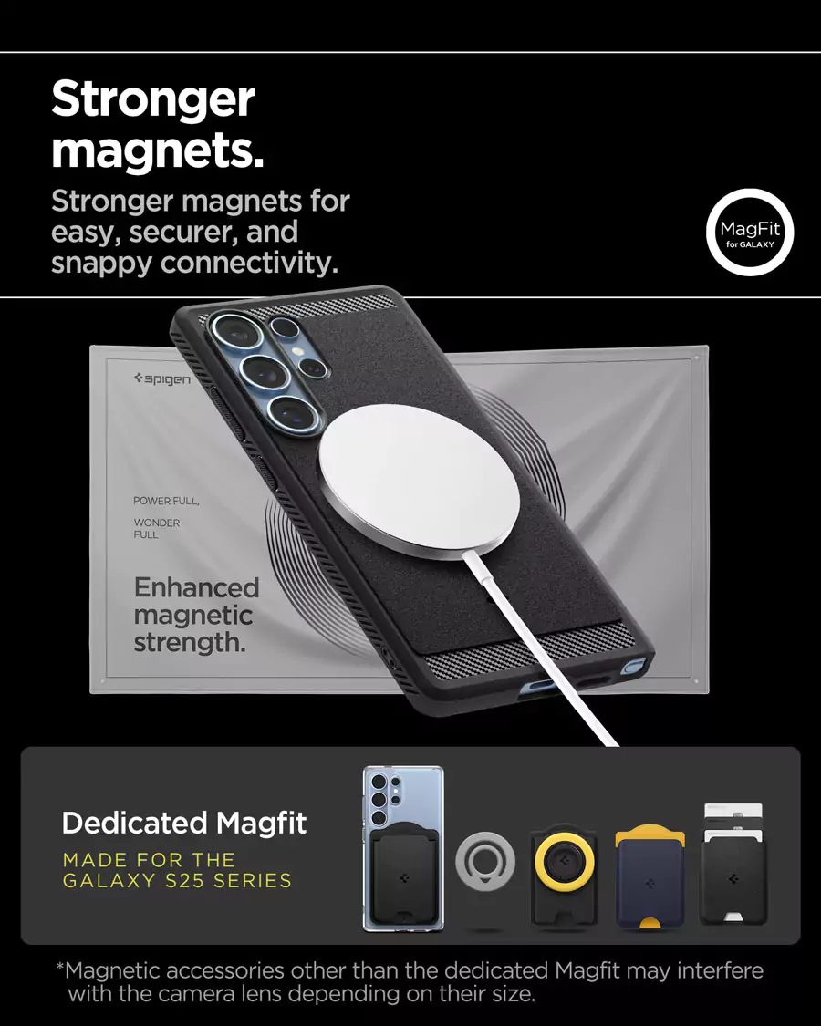 Spigen Galaxy S25 Ultra Case Rugged Armor Case (MagFit)