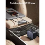 UGREEN Nexode Car Charger 90W with Retractable USB-C Cable - Image 3