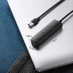 UGREEN USB Hub 4 Ports USB Adapter USB 3.0 Data Transfer Converter 0.5m (20486) - Image 5