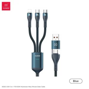 XUNDD XDDC-039 5 in 1 100W Fast Charging Cable