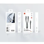 XUNDD XDDC-046 2-in-1 PD 100W Fast Charging Data Cable 1.2M